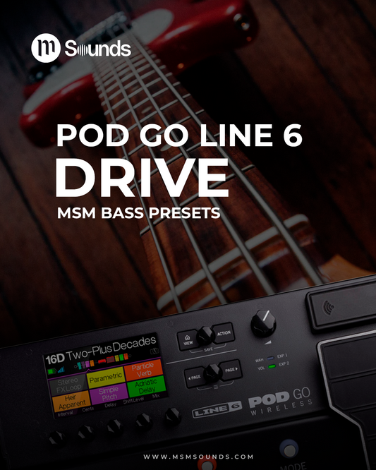 POD GO - BASS DRIVE MSM PRESETS