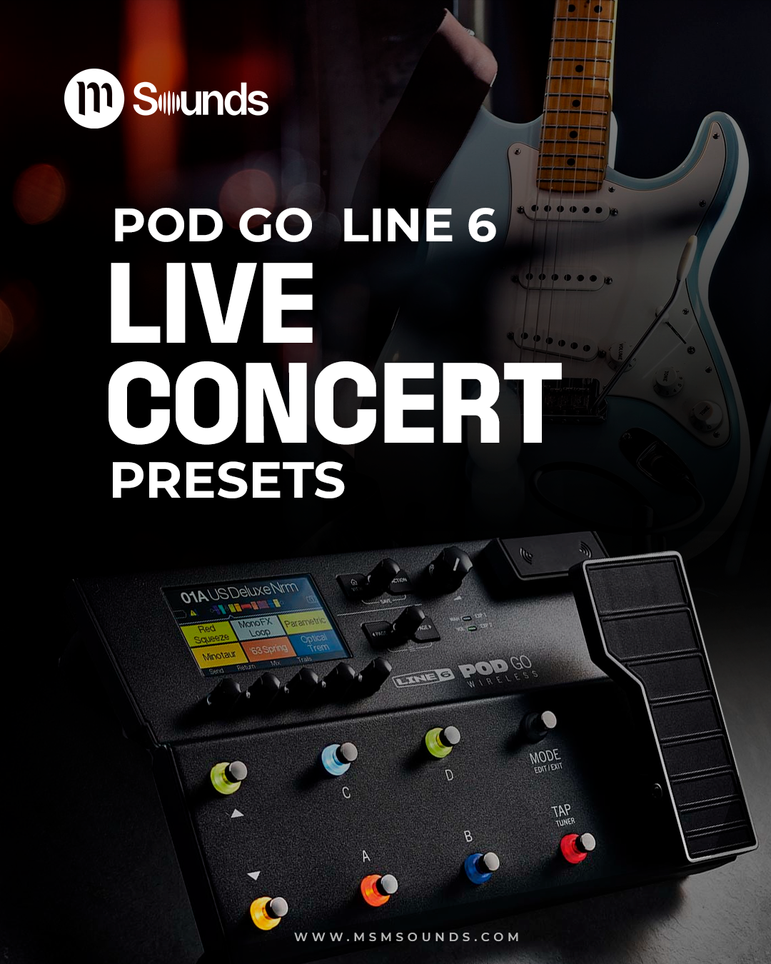 POD GO - LIVE CONCERT PRESETS