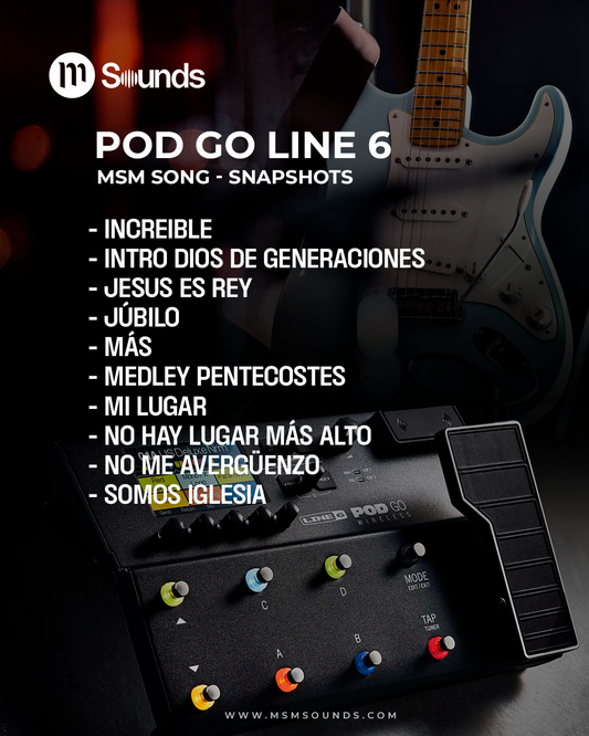 POD GO - MSM SONG SNAPSHOTS PACK